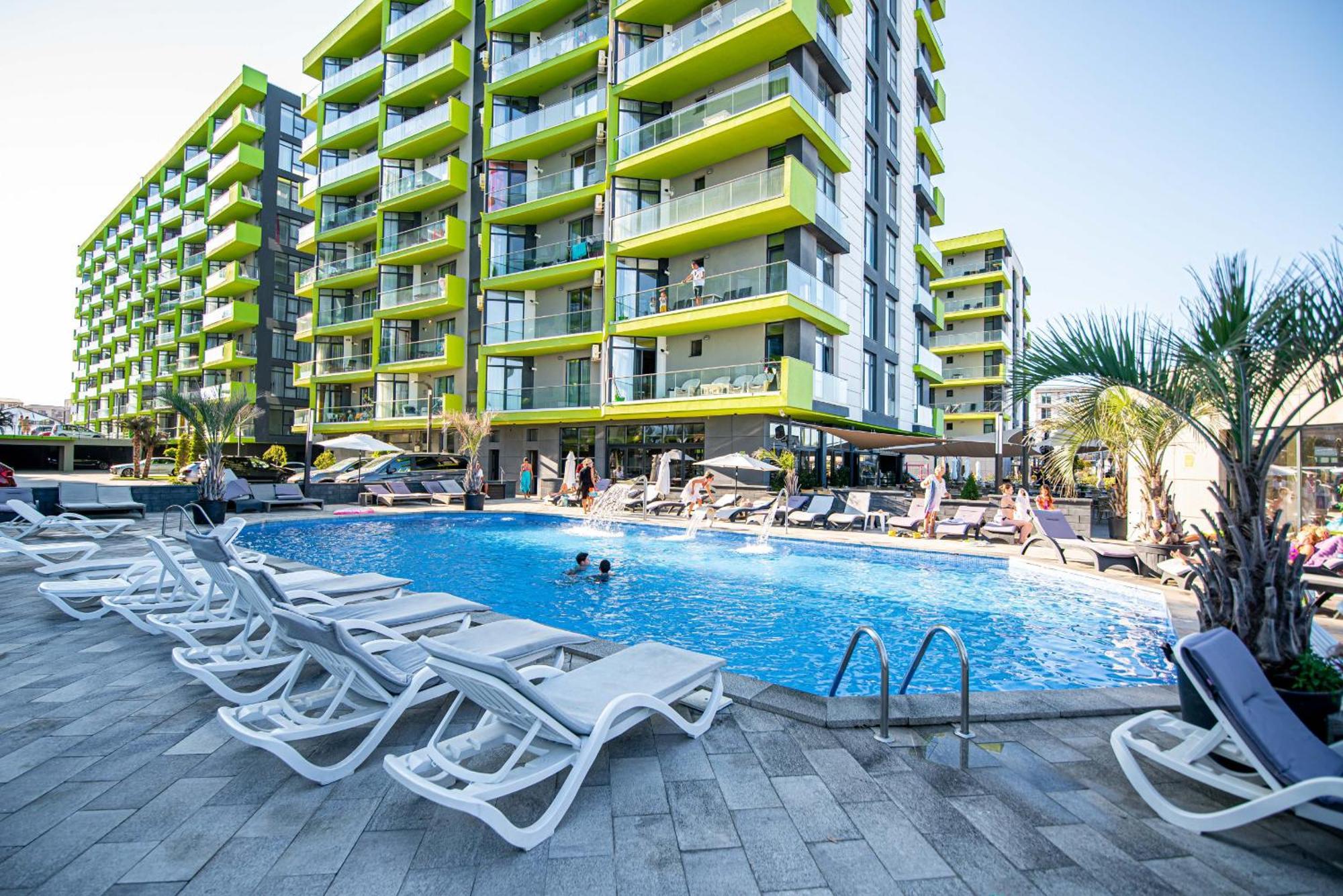 Aquamarine - Pool & Spa Beach Resort Navodari Ngoại thất bức ảnh
